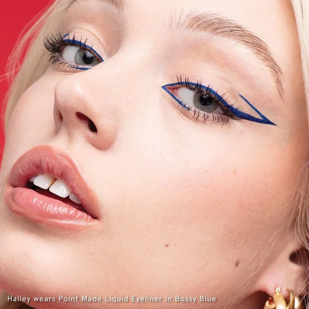 One/Size Patrick Starr Point Made Waterproof Liquid Eyeliner Pen Bossy Blue NWT